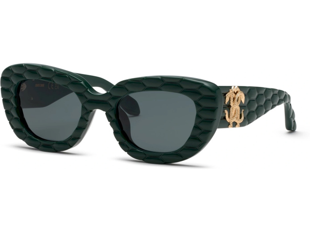ROBERTO CAVALLI SRC058M 0D80,  SHINY FULL GREEN, SMOKE