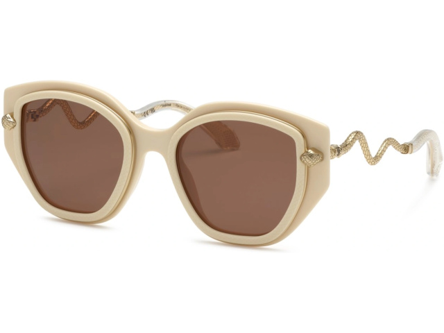 ROBERTO CAVALLI SRC096M 09X7,  SHINY FULL CREAM, BROWN