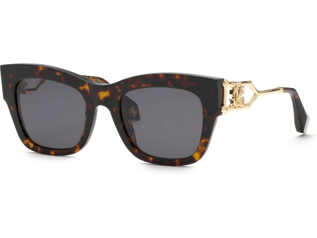 ROBERTO CAVALLI SRC130 01AY,  SHINY DARK HAVANA, SMOKE