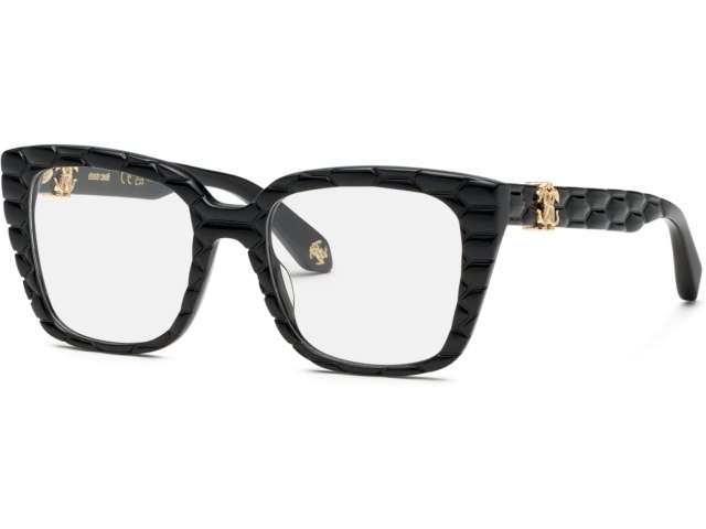 ROBERTO CAVALLI VRC106V 700Y,  SHINY BLACK, CLEAR