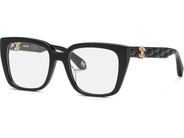 ROBERTO CAVALLI VRC106M 0700,  SHINY BLACK, CLEAR