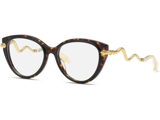 ROBERTO CAVALLI VRC105 9RAY,  SHINY BLACK TOP+HAVANA, CLEAR