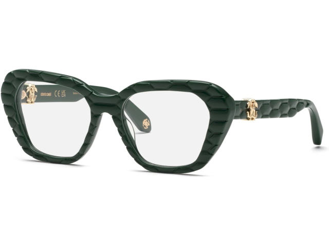ROBERTO CAVALLI VRC070M 0D80,  SHINY FULL GREEN, CLEAR