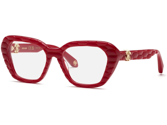 ROBERTO CAVALLI VRC070M 09EZ,  SHINY FULL RED, CLEAR