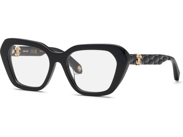 ROBERTO CAVALLI VRC070V 0700,  SHINY BLACK, CLEAR