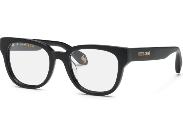 ROBERTO CAVALLI VRC115M 0700,  SHINY BLACK, CLEAR