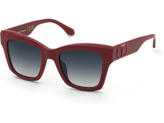 TWINSET STW099 06Y6,  SHINY FULL RED, SMOKE GRADIENT SMOKE