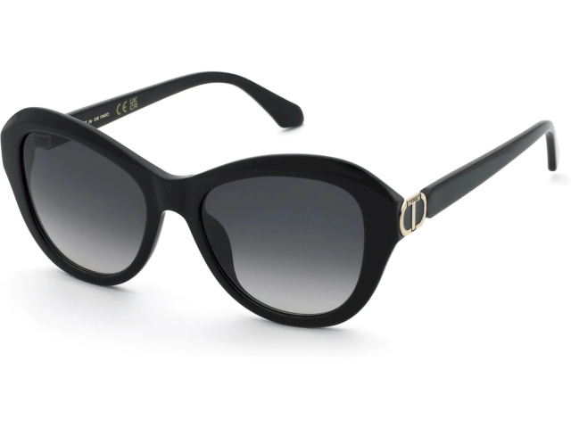 TWINSET STW097 0700,  SHINY BLACK, SMOKE GRADIENT