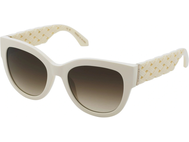 TWINSET STW103 09ZQ,  SHINY FULL IVORY, BROWN GRADIENT