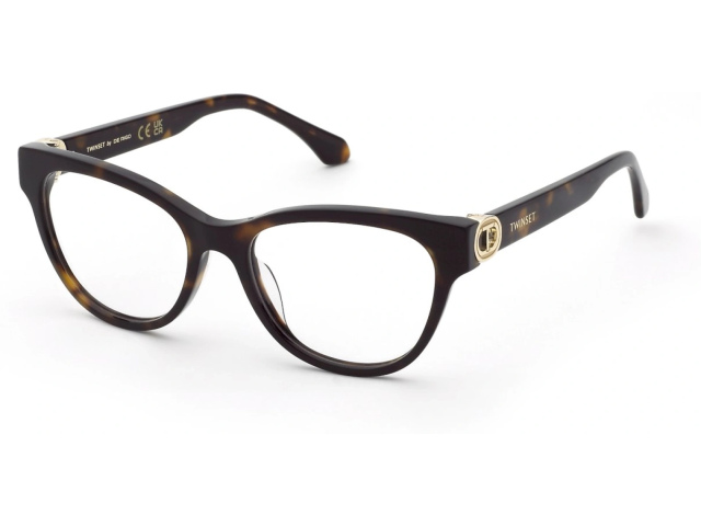 TWINSET VTW092 04BL,  DARK HAVANA, CLEAR