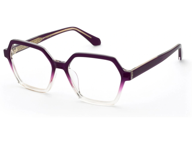 TWINSET VTW094 07G1,  SHINY BORDEAUX GRAD.ON PINK, CLEAR