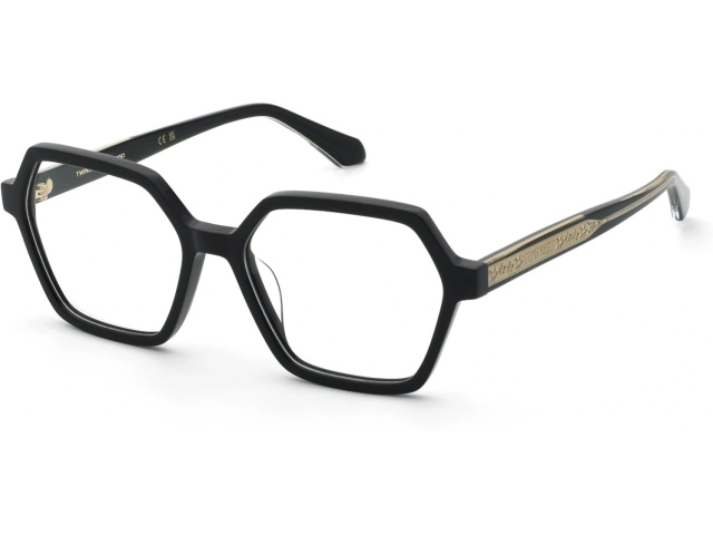 TWINSET VTW094 0700,  SHINY BLACK, CLEAR
