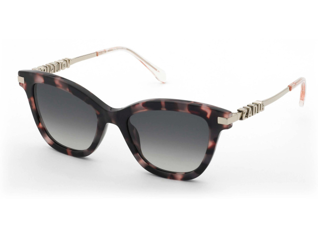 ZADIG and VOLTAIRE SZV451 01GT,  FUXIA/PINK HAVANA, SMOKE GRADIENT