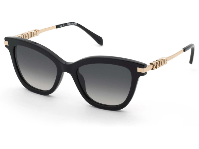 ZADIG and VOLTAIRE SZV451 0700,  SHINY BLACK, SMOKE GRADIENT