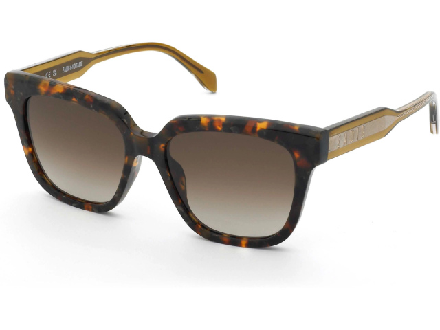 ZADIG and VOLTAIRE SZV452 0V83,  SHINY HAVANA/PEARLY, BROWN GRADIENT BROWN