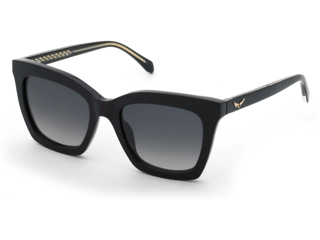 ZADIG and VOLTAIRE SZV455 0700,  SHINY BLACK, SMOKE GRADIENT