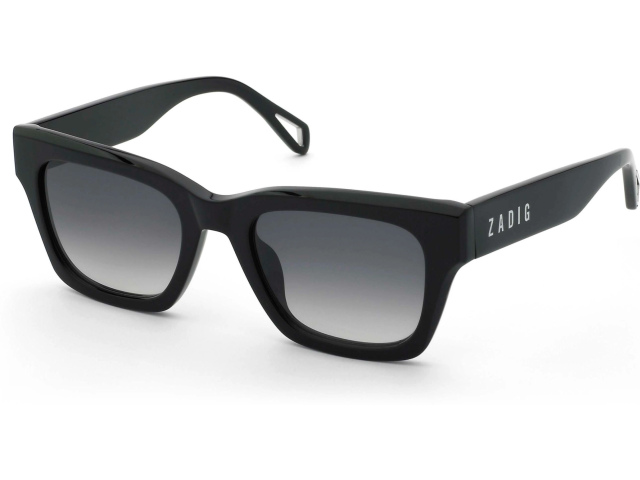 ZADIG and VOLTAIRE SZV461 0700,  SHINY BLACK, SMOKE GRADIENT