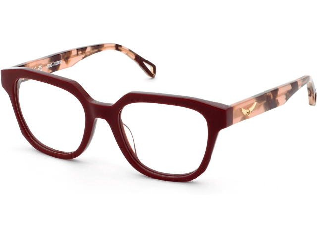 ZADIG and VOLTAIRE VZV445 09FH,  SHINY FULL BORDEAUX, CLEAR