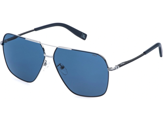 FILA SFIA10 0K53,  SHINY GUN W/SHINY BLUE PARTS, BLUE