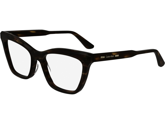 CALVIN KLEIN CK24517 220,  HAVANA BROWN, CLEAR