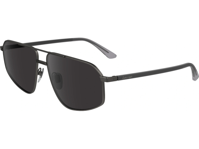 CALVIN KLEIN CK23126S 9,  MATTE DARK GUNMETAL, SOLID GREY