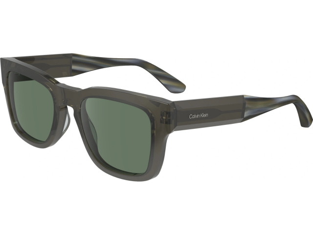 CALVIN KLEIN CK23539S 35,  GREY, SOLID GREEN