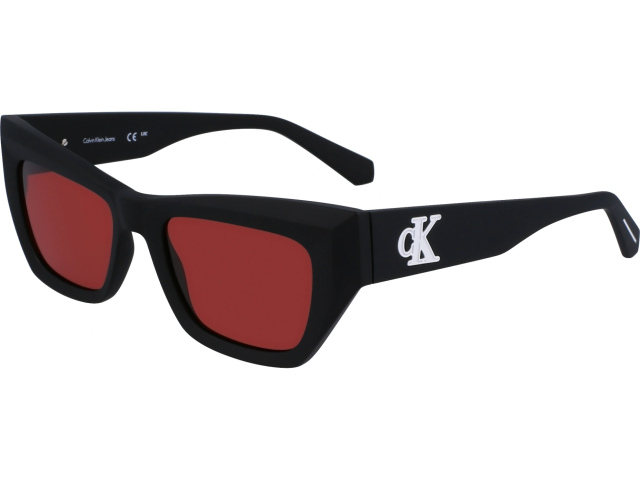 CALVIN KLEIN JEANS CKJ23641S 2,  MATTE BLACK, SOLID MAHOGANY