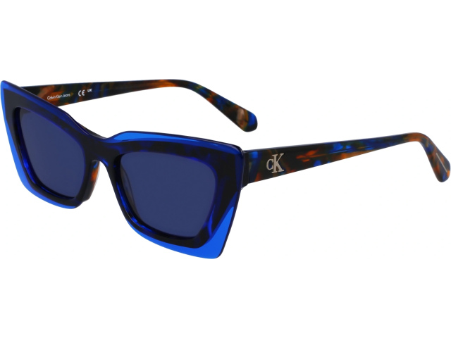 CALVIN KLEIN JEANS CKJ23656S 233,  HAVANA BLUE BROWN, SOLID BLUE