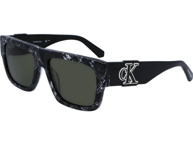 CALVIN KLEIN JEANS CKJ23654S 73,  BLACK/WHITE, SOLID GREEN