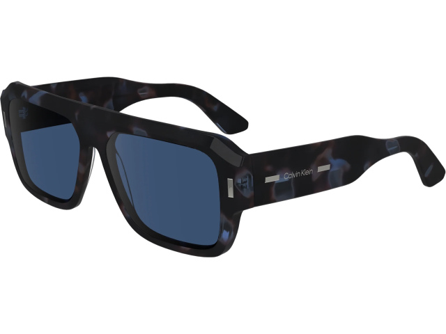 CALVIN KLEIN CK24501S 460,  BLUE HAVANA, SOLID BLUE