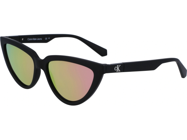 CALVIN KLEIN JEANS CKJ23658S 2,  MATTE BLACK, SOLID TEAL W/PINK MIRROR