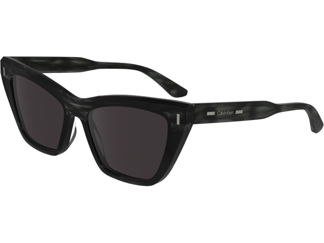 CALVIN KLEIN CK24505S 23,  STRIPED GREY, SOLID SMOKE