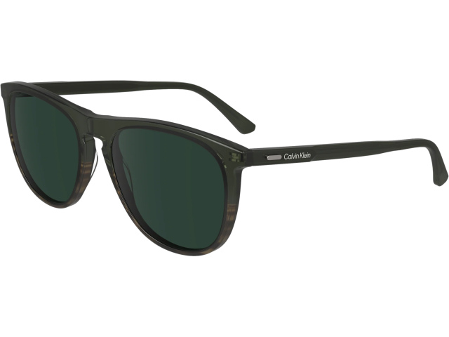 CALVIN KLEIN CK24508S 303,  GREEN/STRIPED BROWN, GREEN