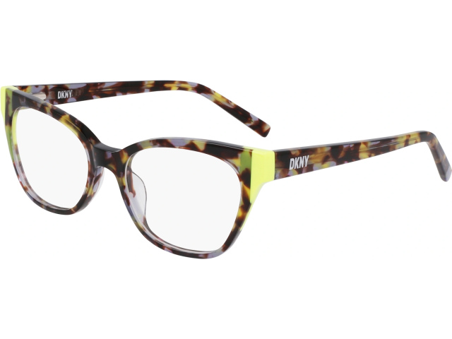 DKNY DK5058 214,  CHARCOAL TOKYO TORTOISE/CITRON, CLEAR