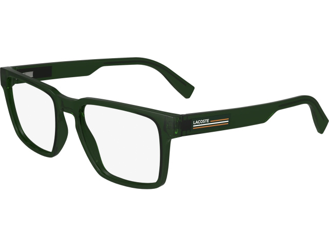 LACOSTE L2948 301,  TRANSPARENT GREEN, CLEAR