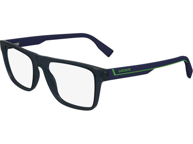 LACOSTE L2951 410,  TRANSPARENT BLUE, CLEAR