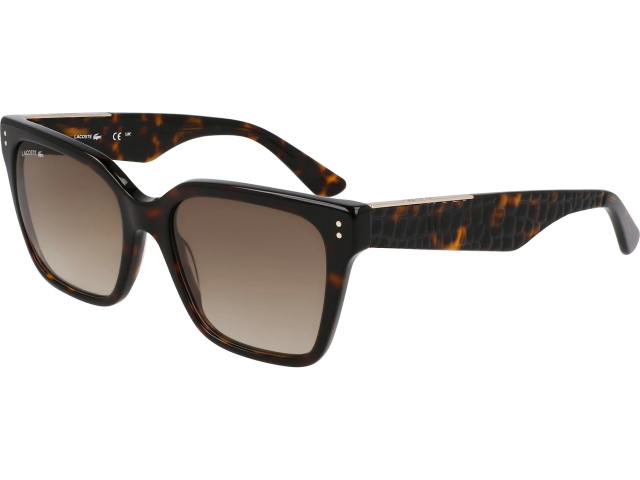 LACOSTE L6022S 230,  DARK HAVANA, GRADIENT KHAKI