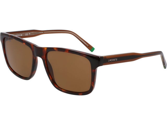 LACOSTE L6025S 219,  HAVANA BROWN, SOLID BROWN