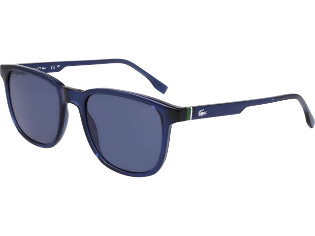 LACOSTE L6029S 410,  TRANSPARENT BLUE, SOLID BLUE