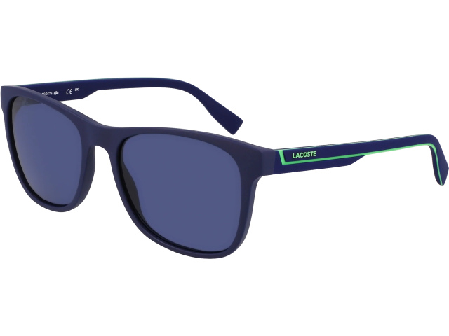 LACOSTE L6031S 424,  MATTE BLUE, Solid Blue