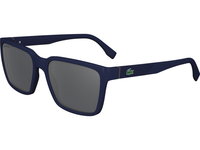 LACOSTE L6011S 424,  BLUE, SOLID GREY MIRROR