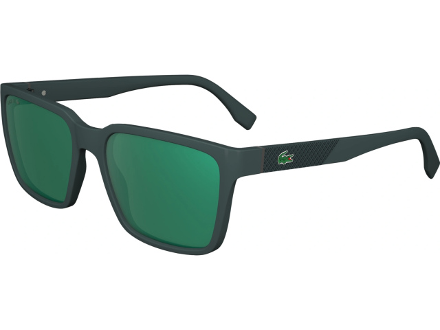 LACOSTE L6011S 301,  GREEN, SOLID GREEN FLASH MIRROR