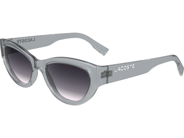 LACOSTE L6013S 35,  TRANSPARENT GREY, GRADIENT DARK PURPLE