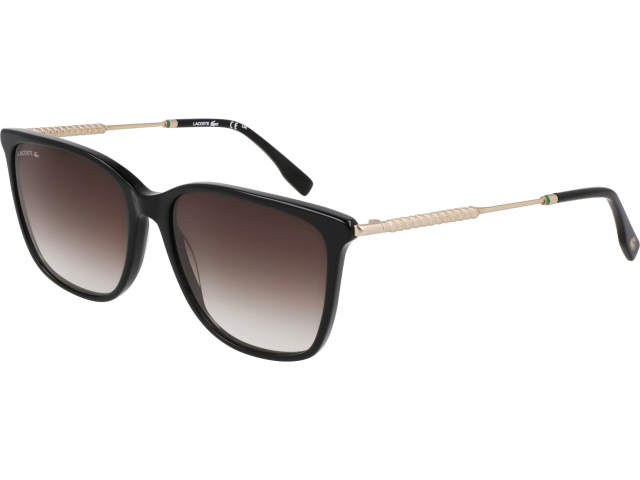 LACOSTE L6016S 1,  BLACK, GRADIENT SMOKE KHAKI