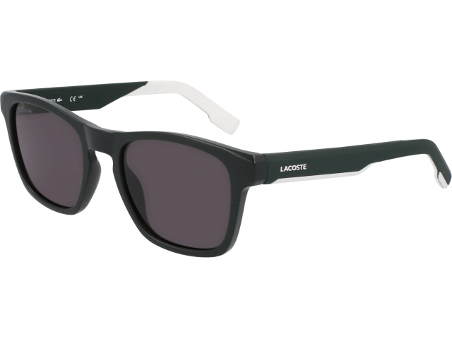 LACOSTE L6018S 301,  MATTE GREEN, SOLID GREEN