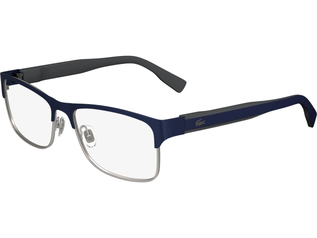 LACOSTE L2294 424,  MATTE BLUE, CLEAR