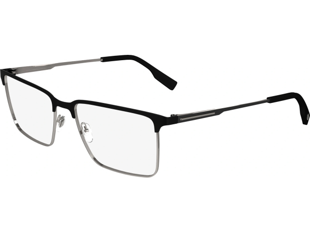 LACOSTE L2296 2,  MATTE BLACK, CLEAR