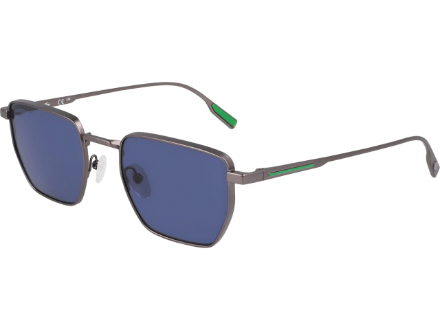 LACOSTE L260S 33,  MATTE DARK GUNMETAL, Solid Blue