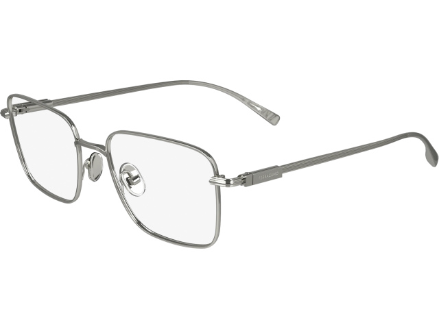 SALVATORE FERRAGAMO SF2231 21,  LIGHT RUTHENIUM, CLEAR