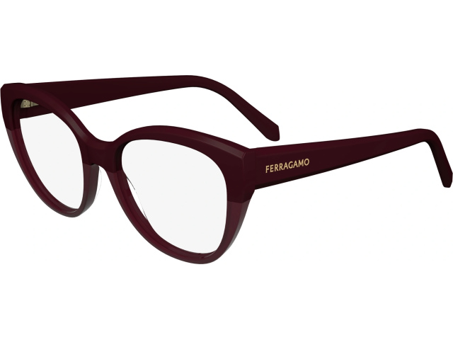 SALVATORE FERRAGAMO SF2970 601,  BURGUNDY, CLEAR